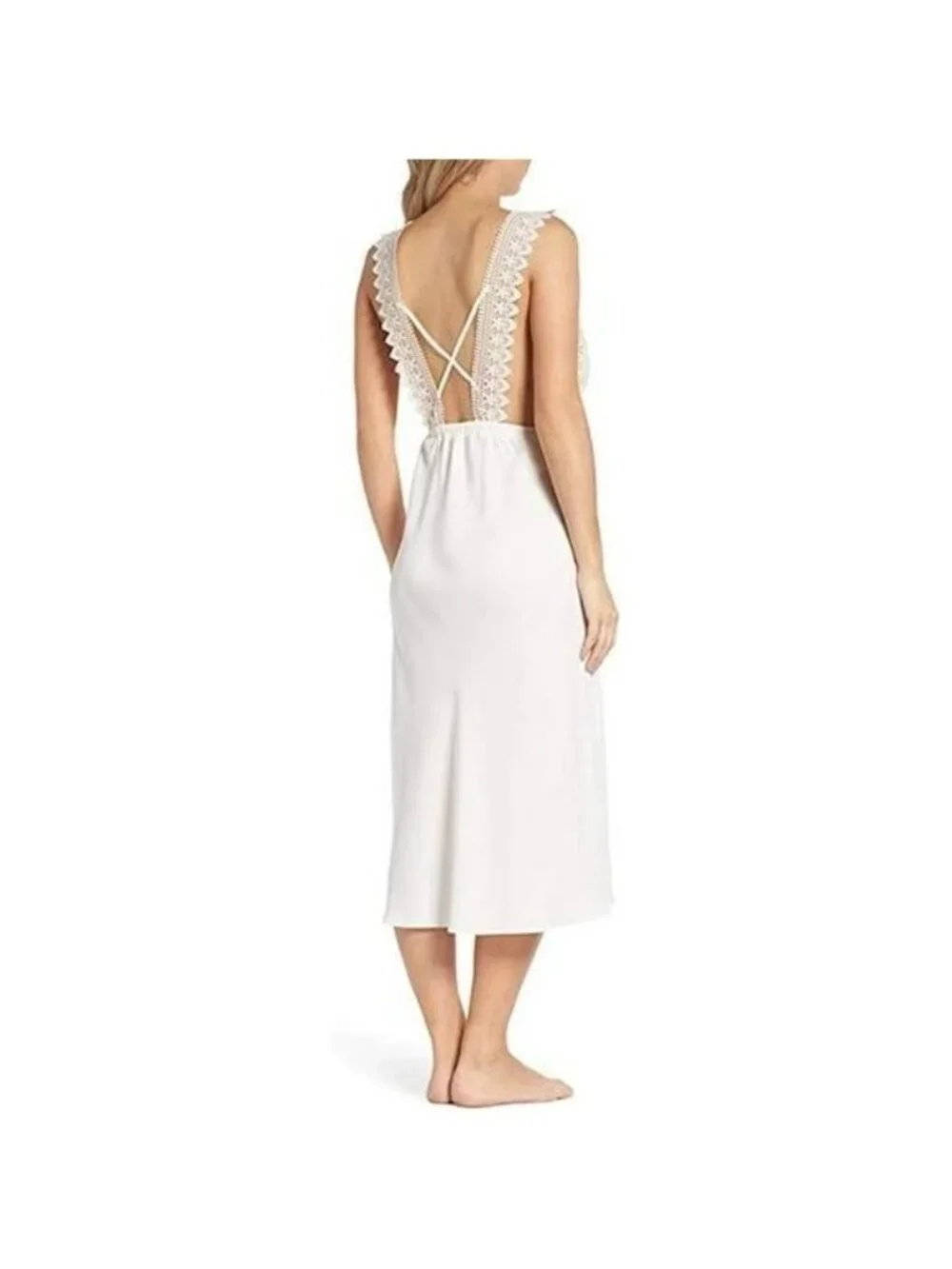 Flora Nikrooz Sleepwear Blythe Nightgown Ivory small